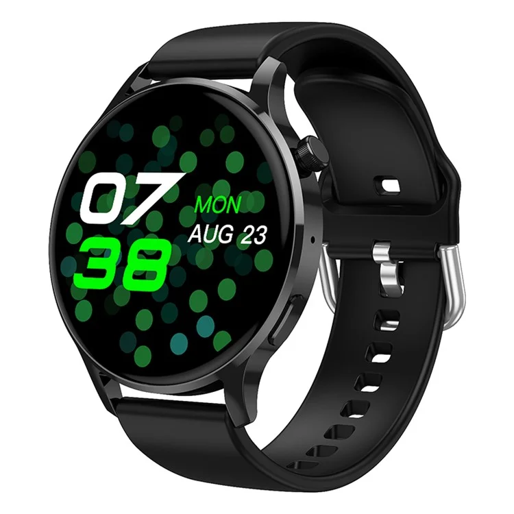 Watch3 pro 1.3" AMOLED Smart Watch with Metal Case Bluetooth-compatible Call Women Health Bracelet with Heart Rate Monitoring - Black