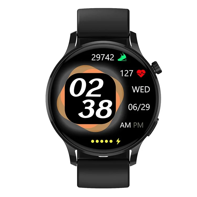 Watch3 pro 1.3" AMOLED Smart Watch with Metal Case Bluetooth-compatible Call Women Health Bracelet with Heart Rate Monitoring - Black