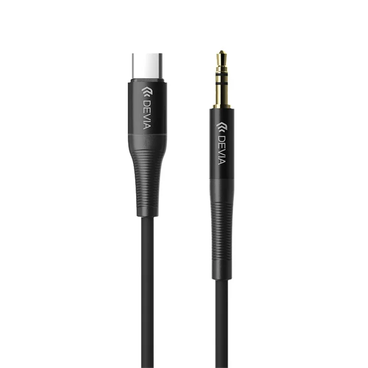 DEVIA Ipure Series 1m Type-C to 3.5mm Audio Cable Aluminum Alloy+TPE AUX Cord