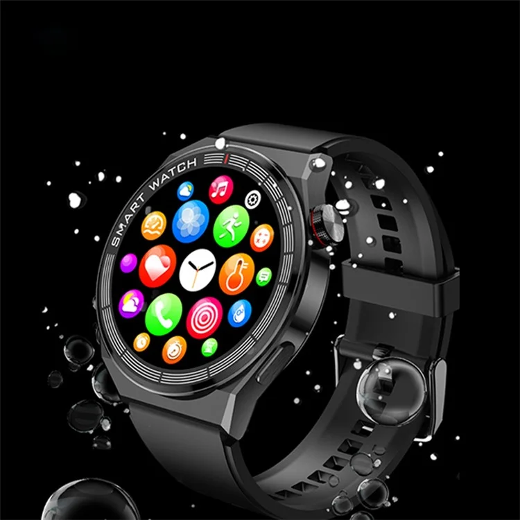 DEVIA M36 Smart Watch Pro 1 IP68 Waterproof Bluetooth-compatible Calling 1.43-inch AMOLED Health Monitor Bracelet - Silver