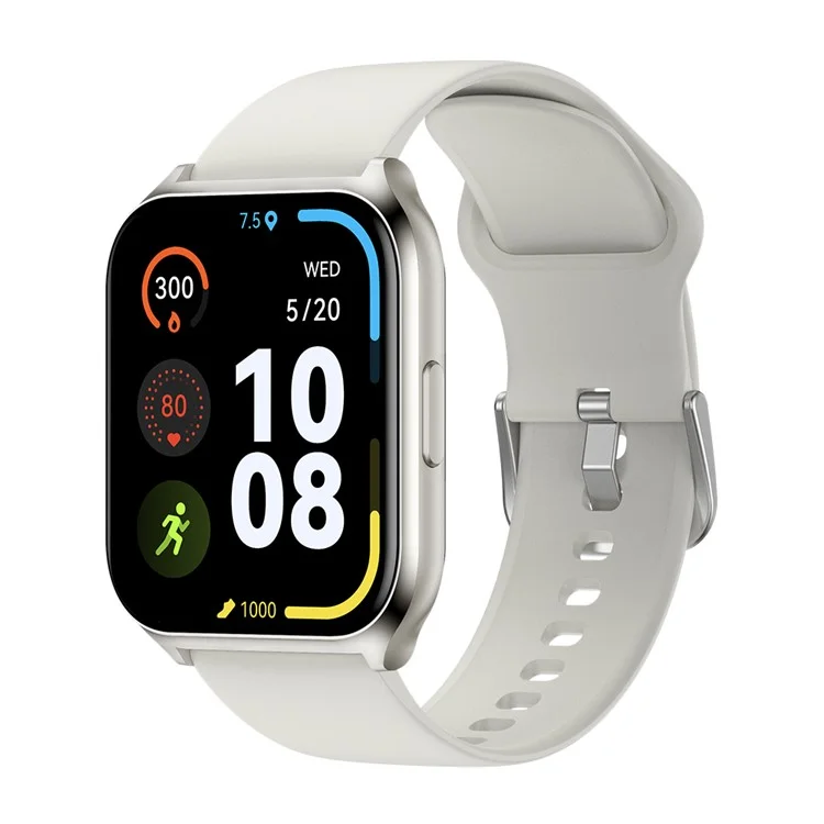HAYLOU Watch 2 Pro 1.85-Inch Square Screen Multi-Sport Mode Smart Watch - Silver