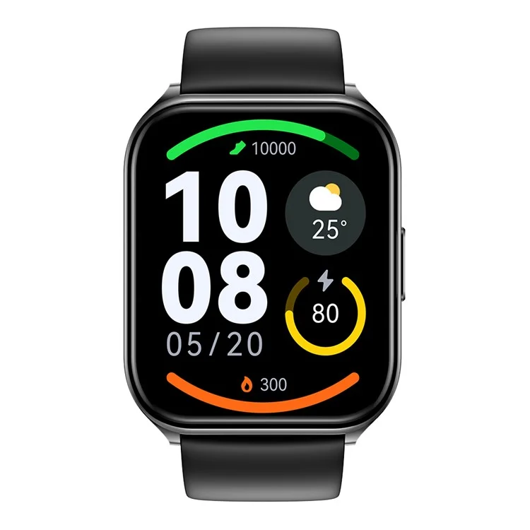 HAYLOU Watch 2 Pro Écran carré de 1,85 pouce Mode multi-sport Montre connectée - Noir