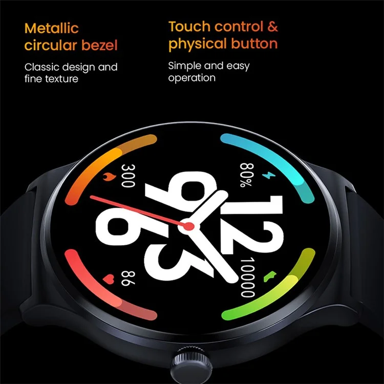 HAYLOU LS05 Lite 1.38 Pollici Schermo Rotondo Multi-Sport Mode Smartwatch - Blu Scuro