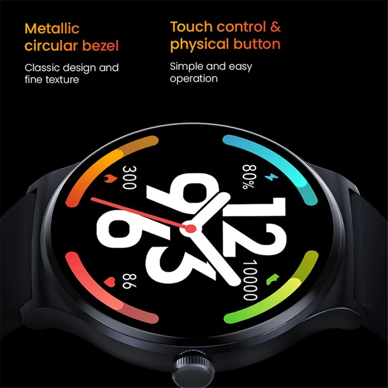 HAYLOU LS05 Lite 1.38-Inch Round Screen Multi-Sport Mode Smart Watch - Silver