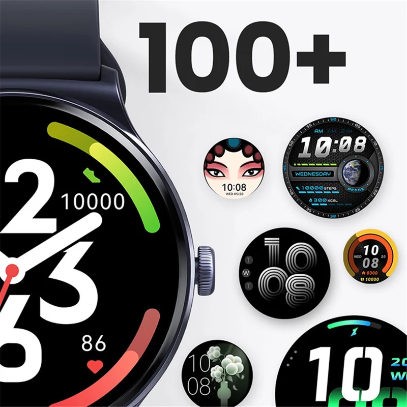 HAYLOU LS05 Lite 1.38-Inch Round Screen Multi-Sport Mode Smart Watch - Silver