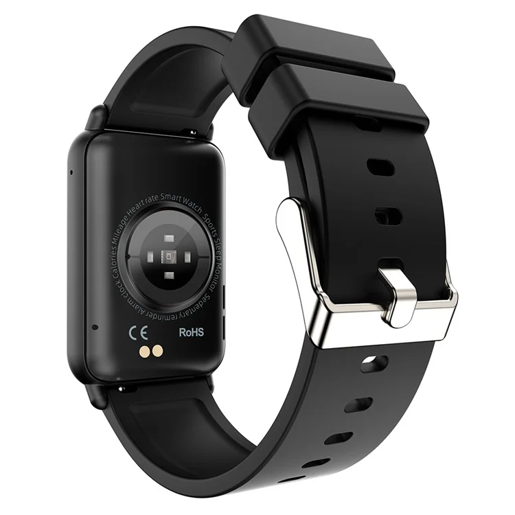 T68 Smart Watch 1.57" Full Touch Screen Bluetooth Call Sports Bracelet with Health Monitoring - Black