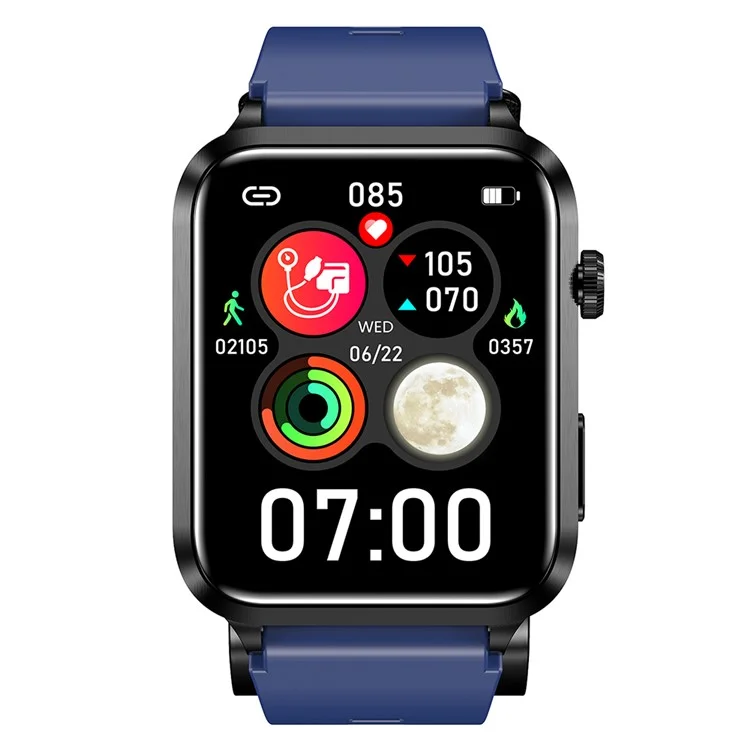 Reloj inteligente S11 1.91 pulgadas Precisión Monitor de salud eléctrico - Azul