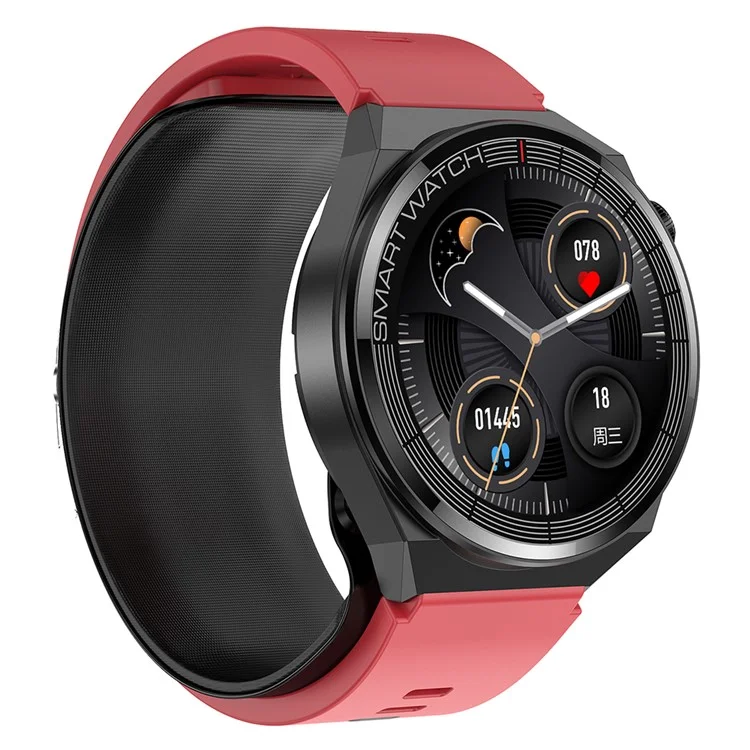 TK62 1.42-inch Health Smart Watch Precision Blood Pressure and ECG Monitoring - Red