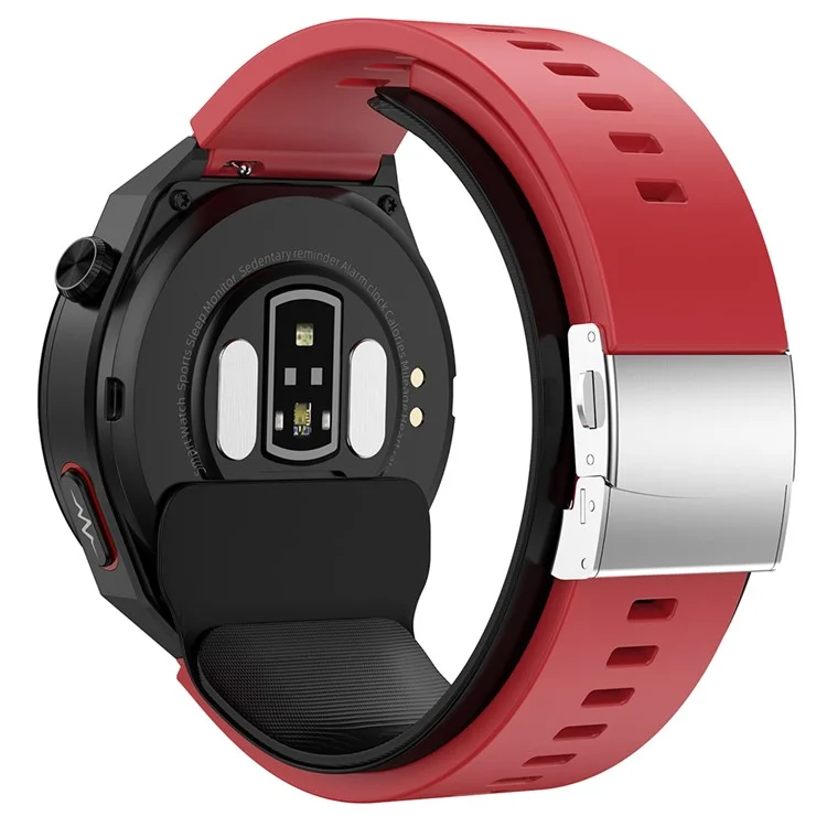 TK62 1.42-inch Health Smart Watch Precision Blood Pressure and ECG Monitoring - Red