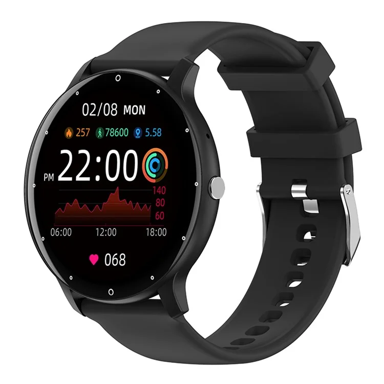 ZL02CPRO 1.28 Inch Heart Rate Monitor Multiple Sports Mode Smart Watch - Black