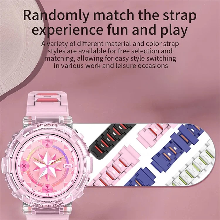 HT25 Fashion Couple Smart Watch Bluetooth-compatible Call Health Monitor Band - White
