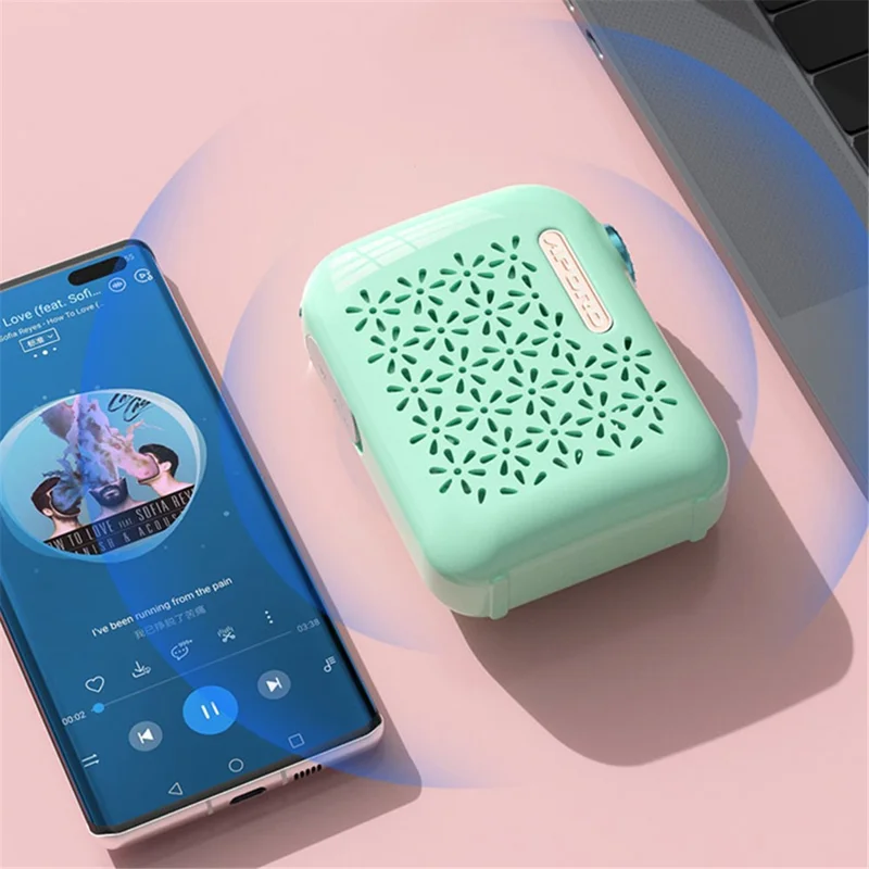 APORO T26 Bluetooth-kompatibel højttaler med ledning Lydforstærker Højere - Sort