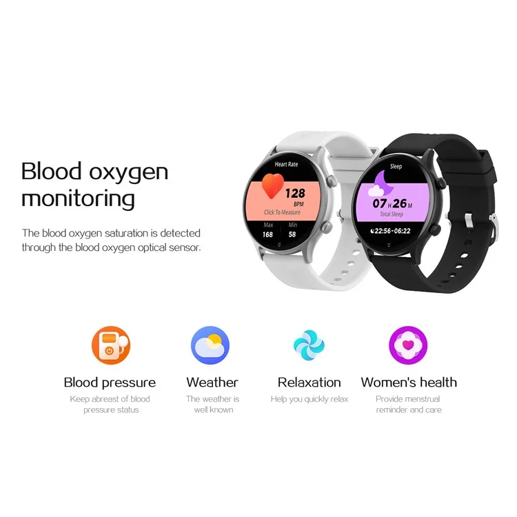 ZL73J 1,39 Polegada Bluetooth Calling Health Monitoring Smartwatch - Laranja