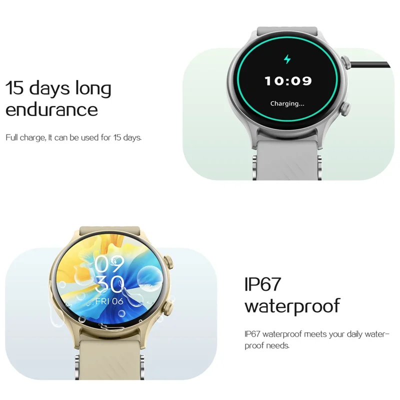 ZL73J 1,39-дюймовый Bluetooth Calling Smarting Monitoring Smartwatch - Шампанское Золото