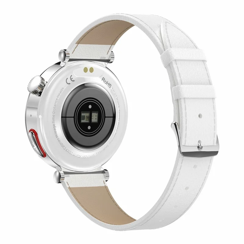 ET490 Women Health ECG Sleeping Monitor Smart Watch Waterproof Bluetooth-compatible Call Wrist Bracelet - White