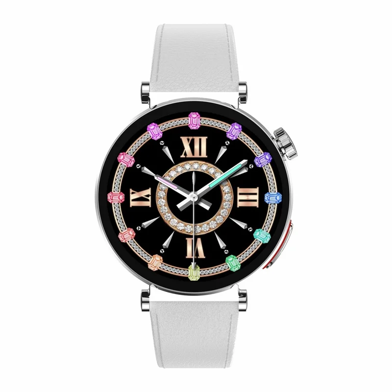 ET490 Women Health ECG Sleeping Monitor Smart Watch Waterproof Bluetooth-compatible Call Wrist Bracelet - White