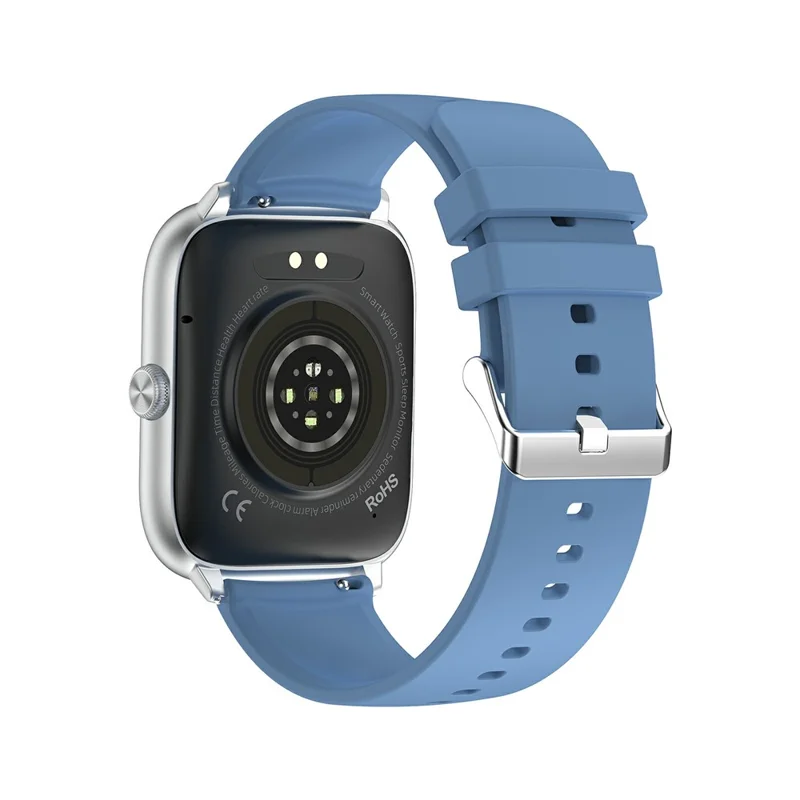 T22 2.06" AMOLED Screen Smart Watch with Bluetooth-compatible Calling, Encoder, Multi-Mode Sports - Blue