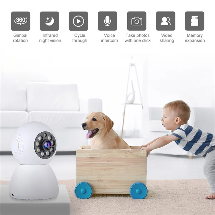 A14 Snowman WiFi HD Camera Night Vision Home Security Baby Monitoring Camera