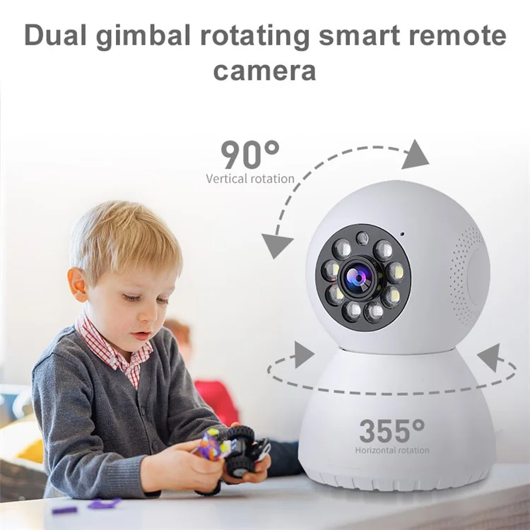 A14 Snowman WiFi HD Camera Night Vision Home Security Baby Monitoring Camera