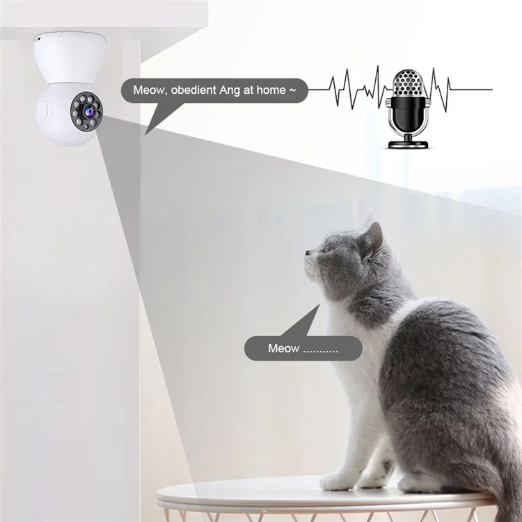A14 Snowman WiFi HD Camera Night Vision Home Security Baby Monitoring Camera