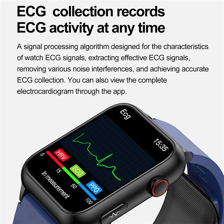Orologio Smart TK63 Air Pump Precise Blood Pressure Fitness Tracker Sleep Monitor - Nero