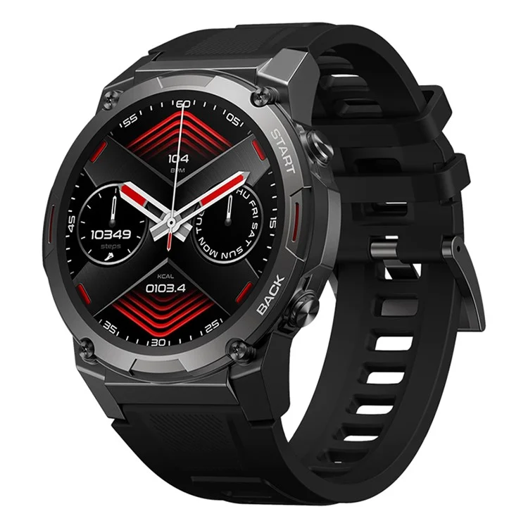 Zeblaze Vibe 7 Pro 1,43 Zoll Amoled Hi-fi-telefonanrufe Military Grade Hardness Smart Watch - Schwarz