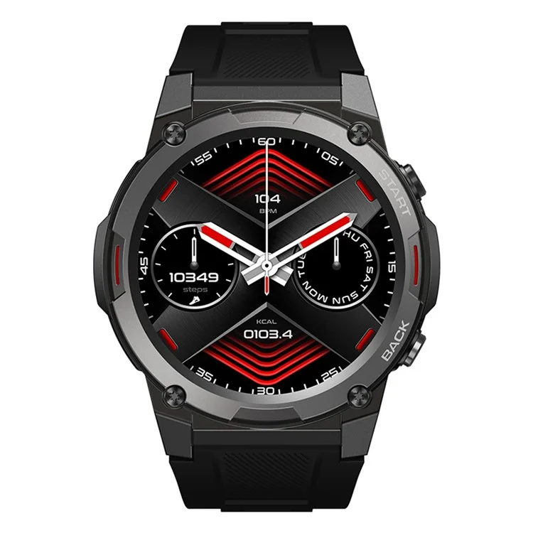Zeblaze Vibe 7 Pro 1,43 Zoll Amoled Hi-fi-telefonanrufe Military Grade Hardness Smart Watch - Schwarz