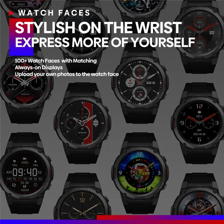 Zeblaze Vibe 7 Pro 1,43 Zoll Amoled Hi-fi-telefonanrufe Military Grade Hardness Smart Watch - Schwarz
