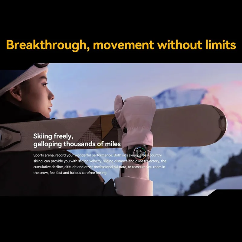 HUAWEI WATCH GT Cyber 1.32-Inch AMOLED Screen Bluetooth-compatible Calling Smart Watch - White