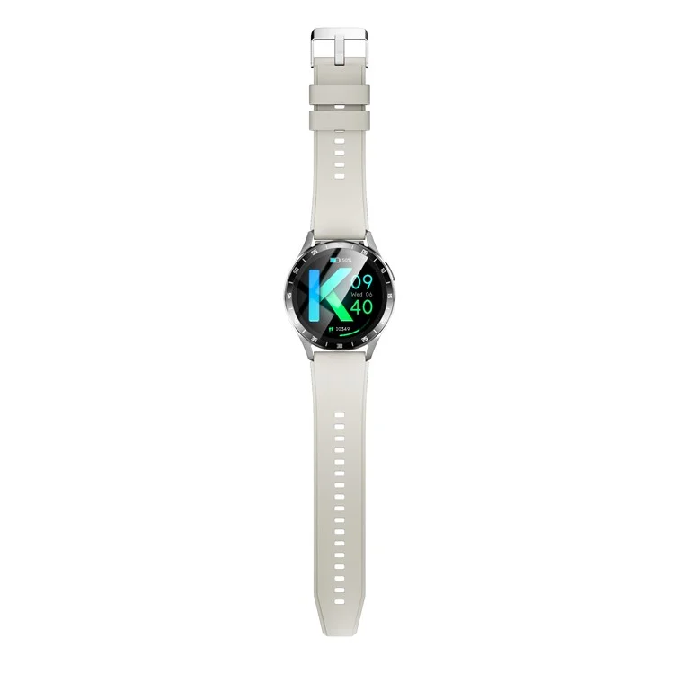 X10 2-in-1 1.39-inch Smart Watch with Earbuds, Flip Cover Version - Silver