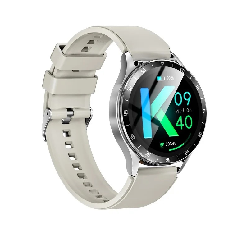 X10 2-in-1 1.39-inch Smart Watch with Earbuds, Flip Cover Version - Silver