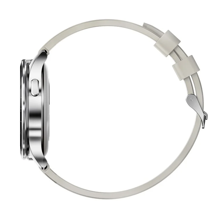 X10 2-in-1 1.39-inch Smart Watch with Earbuds, Flip Cover Version - Silver