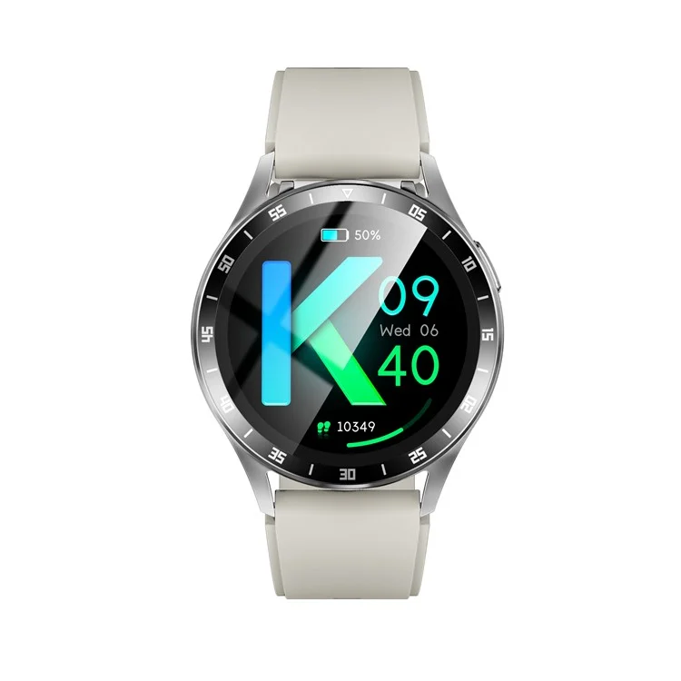 X10 2-in-1 1.39-inch Smart Watch with Earbuds, Flip Cover Version - Silver