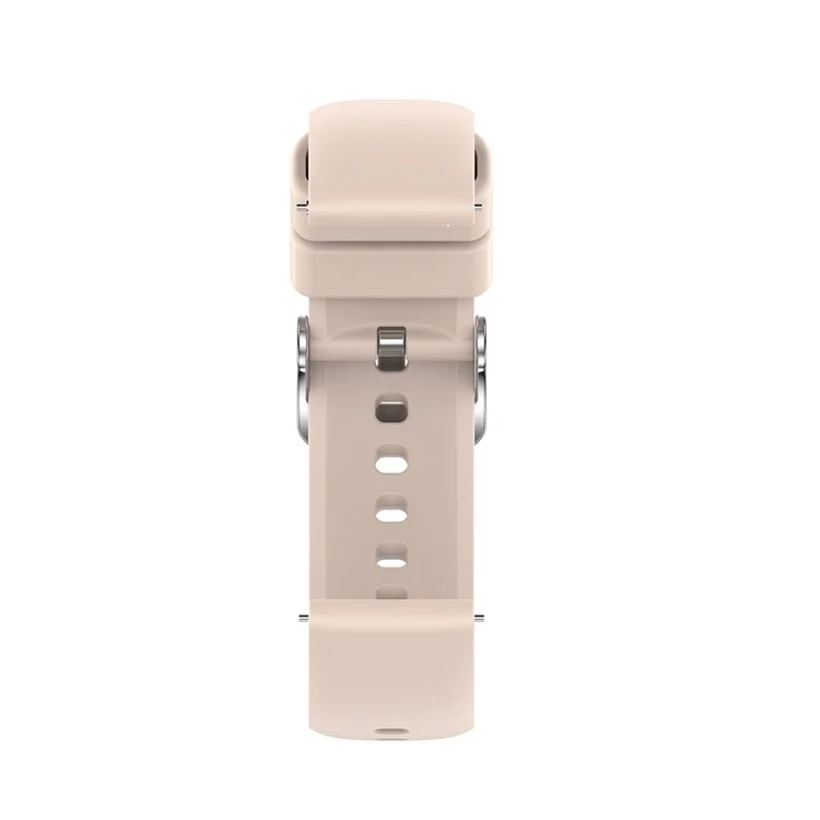 Strape AK60 Acier + Silicone Strap Femmes Smart Watch Santée Succenement Bluetooth Callage Smart Bracelet - or