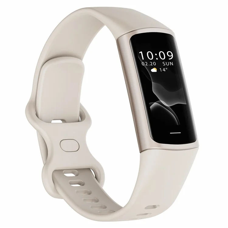 C68 1,1 "bracelet Intelligent Slim Fitness Watch Avec Surveillance de la Santé Cardiaque - Lumière Des Étoiles