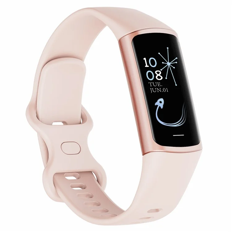 C68 1.1" Smart Bracelet Slim Fitness Watch avec Surveillance de la Fréquence Cardiaque et de la Santé - Or / Rose
