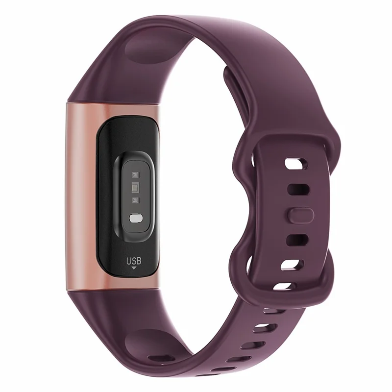 C68 1.1" Slim Fitness Tracker Bracelet Watch with Heart Rate Health Monitoring  - Wine Red