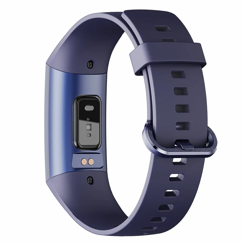 C80 1.1-Inch Screen Smart Bracelet Blood Oxygen Monitoring Watch (Touch Control) - Blue