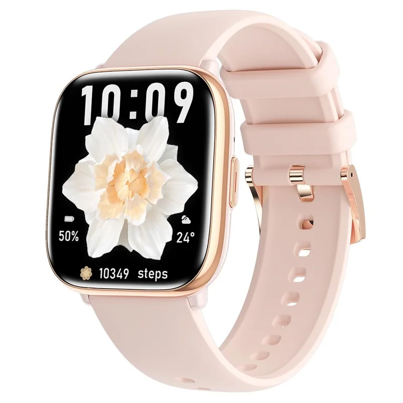 HD12 1.75-Inch AMOLED Screen Bluetooth-compatible Calling Smart Watch - Pink