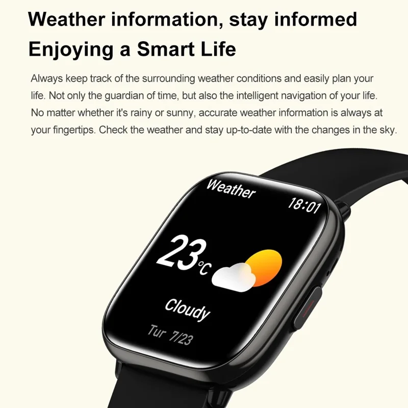 HD12 1.75-Inch AMOLED Screen Bluetooth-compatible Calling Smart Watch - Pink