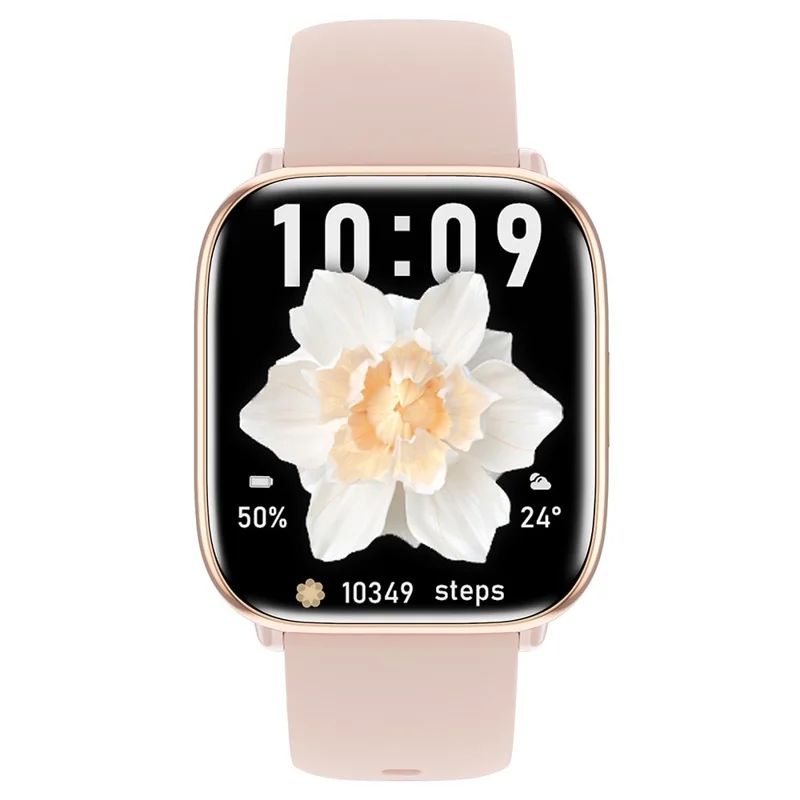 HD12 1.75-Inch AMOLED Screen Bluetooth-compatible Calling Smart Watch - Pink