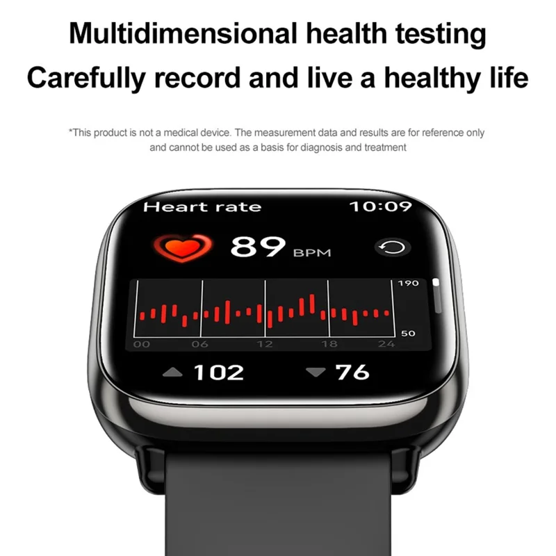 HD12 1.75-Inch AMOLED Screen Bluetooth-compatible Calling Smart Watch - Pink