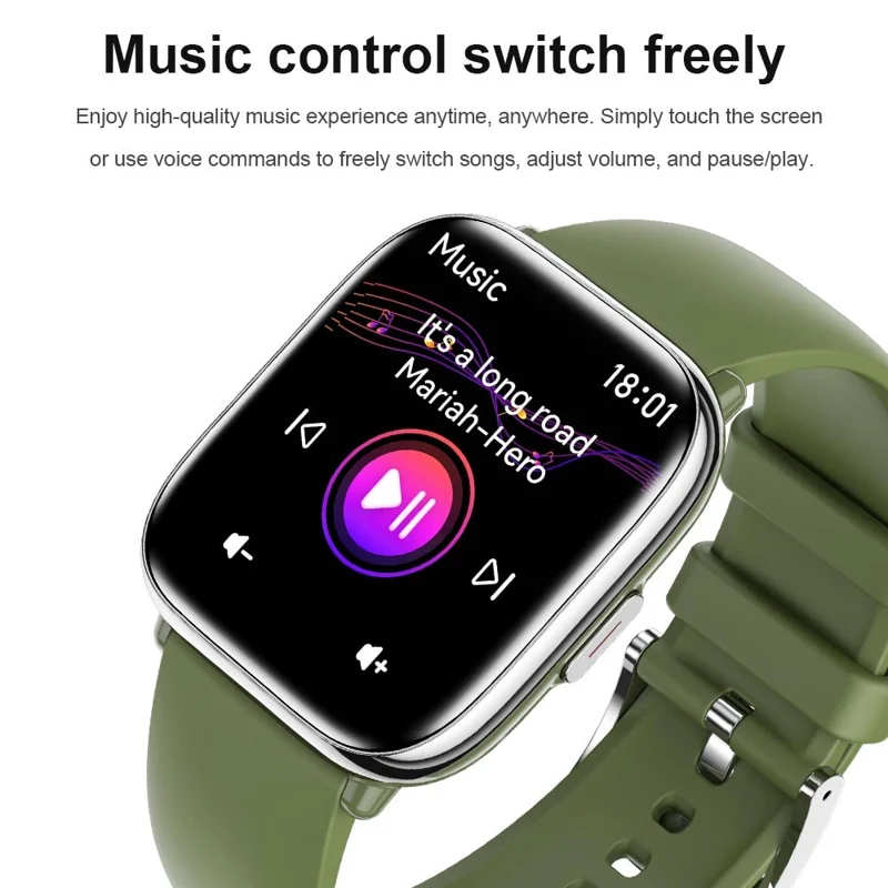 HD12 1.75-Inch AMOLED Screen Bluetooth-compatible Calling Smart Watch - Pink