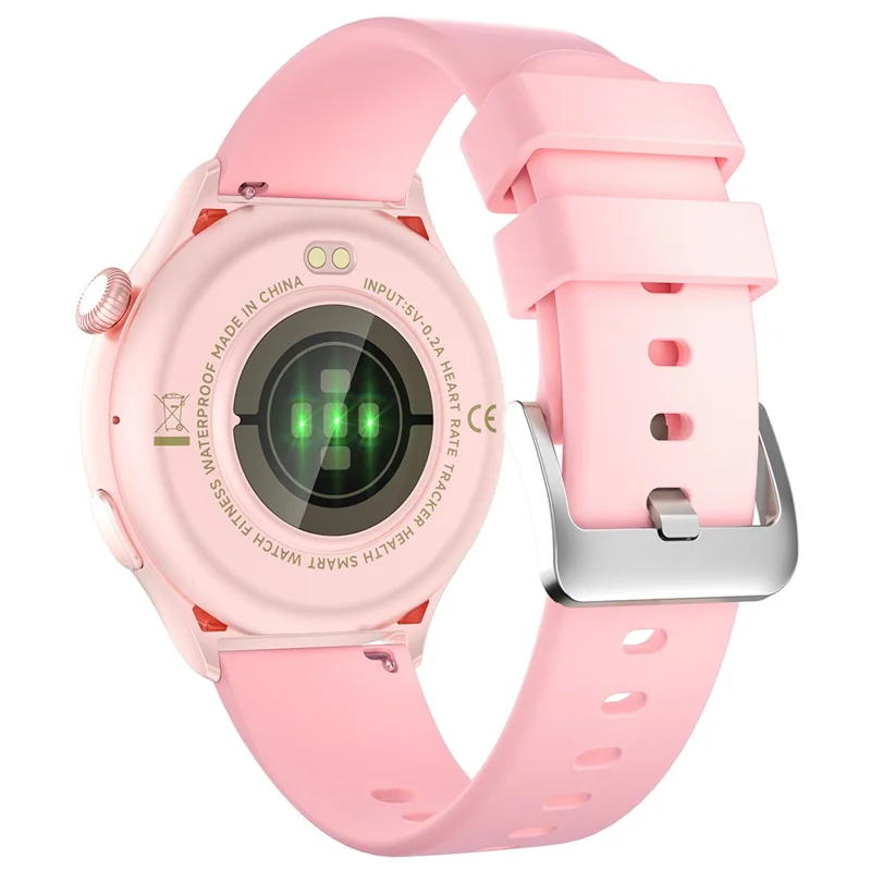 MX16 1.43-inch Round Screen Bluetooth-compatible Calling Health Monitor Smart Watch - Pink