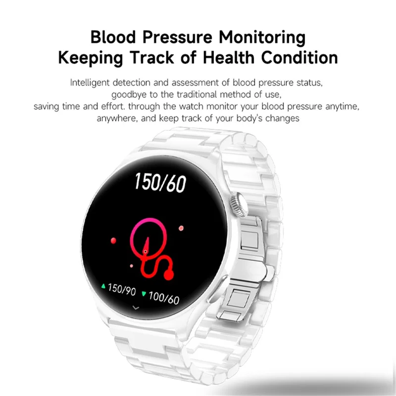 MX16 1.43-inch Round Screen Bluetooth-compatible Calling Health Monitor Smart Watch - Gold