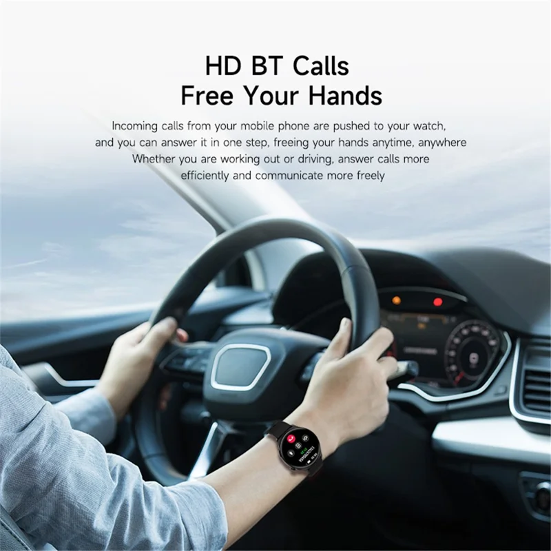 MX16 1.43-inch Round Screen Bluetooth-compatible Calling Health Monitor Smart Watch - Gold