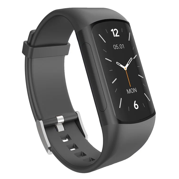H8 1,47-Zoll-Fitness-Tracker mit Herzfrequenz-, Blutdruck-, Blutsauerstoffüberwachung und Gesundheitsverfolgung - Smartwatch - Schwarz