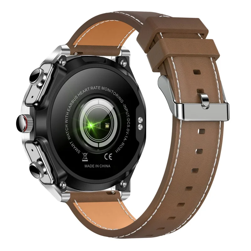 T95 2-in-1 1.52-inch IPS Screen Smart Watch Waterproof Bluetooth-compatible Call TWS Earphones - Silver