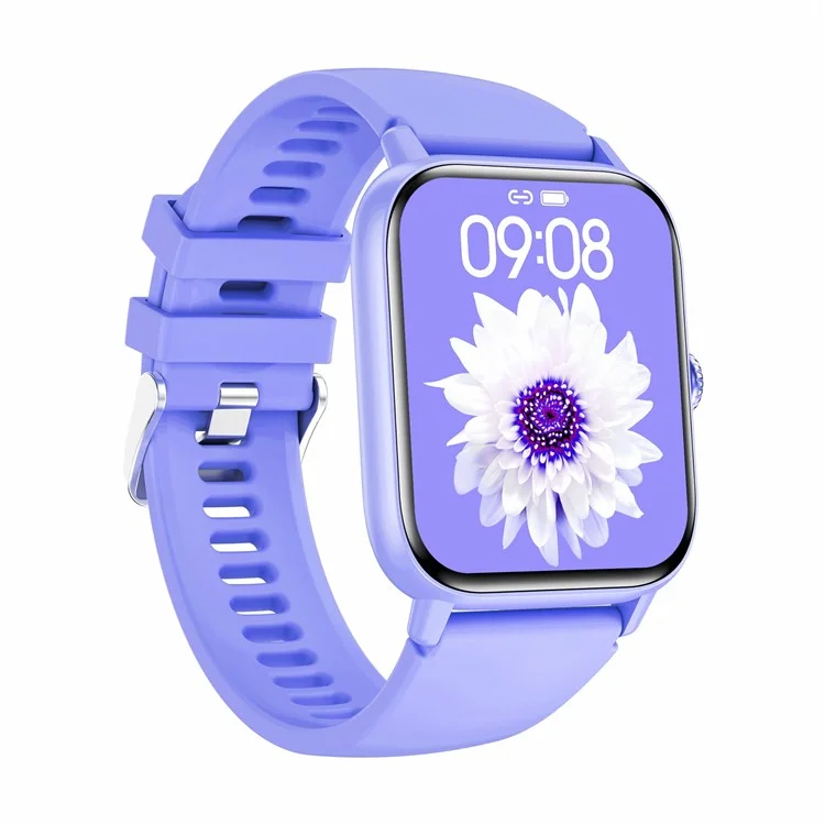 MX13 1.83-inch Women Bluetooth-compatible Calling Smart Watch Heart Rate Sleep Monitoring Fitness Tracker Smart Bracelet - Purple