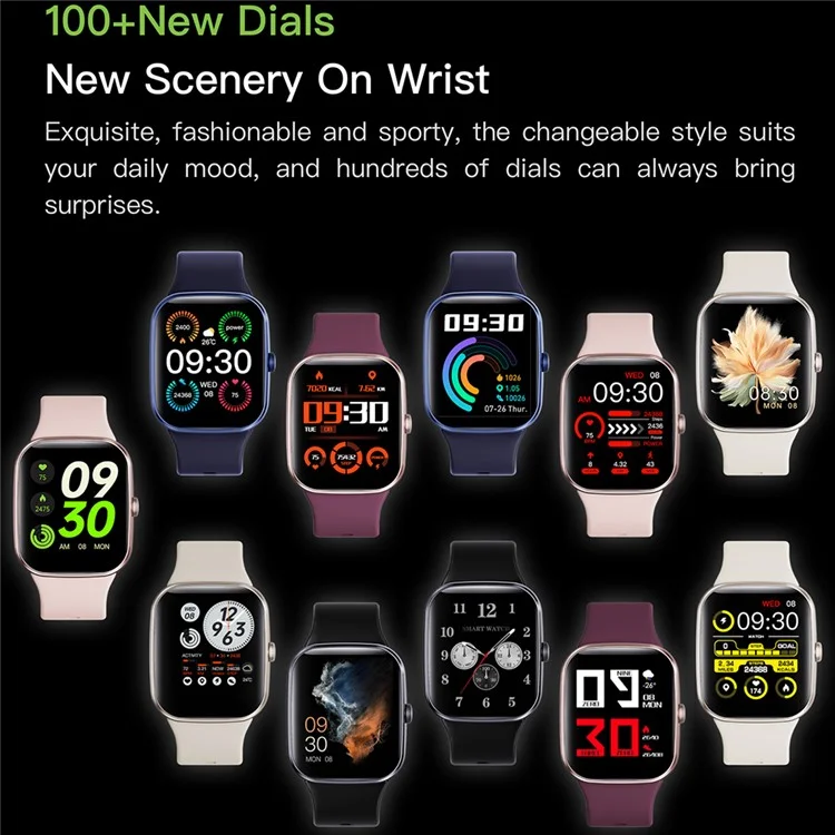 Q29 Bluetooth-compatible Smart Watch Women Fitness Tracker Heart Rate Monitor Sleep Tracker - Sapphire